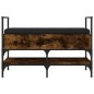 vidaXL Schuhbank Räuchereiche 85,5x42x57,5 cm Holzwerkstoff vidaXL Schuhbank Räuchereiche 85,5x42x57,5 cm Holzwerkstoff