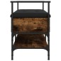 vidaXL Schuhbank Räuchereiche 85,5x42x57,5 cm Holzwerkstoff vidaXL Schuhbank Räuchereiche 85,5x42x57,5 cm Holzwerkstoff
