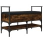 vidaXL Schuhbank Räuchereiche 85,5x42x57,5 cm Holzwerkstoff vidaXL Schuhbank Räuchereiche 85,5x42x57,5 cm Holzwerkstoff
