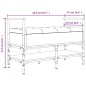 vidaXL Schuhbank Räuchereiche 85,5x42x57,5 cm Holzwerkstoff vidaXL Schuhbank Räuchereiche 85,5x42x57,5 cm Holzwerkstoff