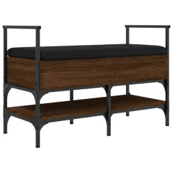 vidaXL Schuhbank Braun Eichen-Optik 85,5x42x57,5 cm Holzwerkstoff