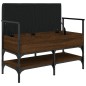 vidaXL Schuhbank Braun Eichen-Optik 85,5x42x57,5 cm Holzwerkstoff vidaXL Schuhbank Braun Eichen-Optik 85,5x42x57,5 cm Holzwerkstoff