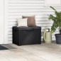 vidaXL Gartentruhe mit Sitzkissen Anthrazit 125 L PP vidaXL Gartentruhe mit Sitzkissen Anthrazit 125 L PP
