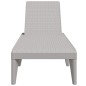 vidaXL Sonnenliege Grau 186x60x29 cm PP vidaXL Sonnenliege Grau 186x60x29 cm PP