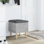 vidaXL Sitzbank mit Stauraum Betongrau 42x42x46 cm Holzwerkstoff vidaXL Sitzbank mit Stauraum Betongrau 42x42x46 cm Holzwerkstoff