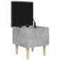 vidaXL Sitzbank mit Stauraum Betongrau 42x42x46 cm Holzwerkstoff vidaXL Sitzbank mit Stauraum Betongrau 42x42x46 cm Holzwerkstoff