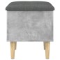 vidaXL Sitzbank mit Stauraum Betongrau 42x42x46 cm Holzwerkstoff vidaXL Sitzbank mit Stauraum Betongrau 42x42x46 cm Holzwerkstoff