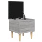 vidaXL Sitzbank mit Stauraum Grau Sonoma 42x42x46 cm Holzwerkstoff vidaXL Sitzbank mit Stauraum Grau Sonoma 42x42x46 cm Holzwerkstoff