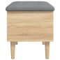 vidaXL Sitzbank mit Stauraum Sonoma-Eiche 62x42x46 cm Holzwerkstoff vidaXL Sitzbank mit Stauraum Sonoma-Eiche 62x42x46 cm Holzwerkstoff