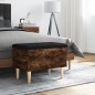 vidaXL Sitzbank mit Stauraum Räuchereiche 62x42x46 cm Holzwerkstoff vidaXL Sitzbank mit Stauraum Räuchereiche 62x42x46 cm Holzwerkstoff