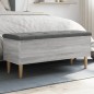 vidaXL Sitzbank mit Stauraum Grau Sonoma 102x42x46 cm Holzwerkstoff vidaXL Sitzbank mit Stauraum Grau Sonoma 102x42x46 cm Holzwerkstoff