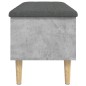 vidaXL Sitzbank mit Stauraum Betongrau 102x42x46 cm Holzwerkstoff vidaXL Sitzbank mit Stauraum Betongrau 102x42x46 cm Holzwerkstoff