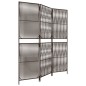 vidaXL Paravent 3-tlg. Braun Poly Rattan vidaXL Paravent 3-tlg. Braun Poly Rattan