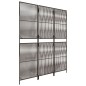 vidaXL Paravent 3-tlg. Braun Poly Rattan vidaXL Paravent 3-tlg. Braun Poly Rattan
