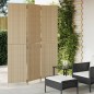 vidaXL Paravent 3-tlg. Beige Poly Rattan vidaXL Paravent 3-tlg. Beige Poly Rattan