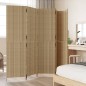 vidaXL Paravent 5-tlg. Beige Poly Rattan vidaXL Paravent 5-tlg. Beige Poly Rattan