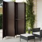 vidaXL Paravent 5-tlg. Braun Poly Rattan vidaXL Paravent 5-tlg. Braun Poly Rattan