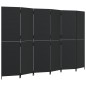 vidaXL Paravent 6-tlg. Schwarz Poly Rattan vidaXL Paravent 6-tlg. Schwarz Poly Rattan