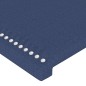 vidaXL LED Kopfteil Blau 83x16x118/128 cm Stoff vidaXL LED Kopfteil Blau 83x16x118/128 cm Stoff