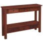 vidaXL Konsolentisch mit Schubladen Braun 110x30x75 cm Mahagoniholz vidaXL Konsolentisch mit Schubladen Braun 110x30x75 cm Mahagoniholz