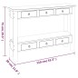 vidaXL Konsolentisch mit Schubladen Braun 110x30x75 cm Mahagoniholz vidaXL Konsolentisch mit Schubladen Braun 110x30x75 cm Mahagoniholz