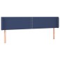 vidaXL LED Kopfteil Blau 163x16x78/88 cm Stoff vidaXL LED Kopfteil Blau 163x16x78/88 cm Stoff