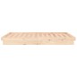 vidaXL Massivholzbett mit LEDs 160x200 cm vidaXL Massivholzbett mit LEDs 160x200 cm