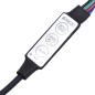 vidaXL Massivholzbett mit LEDs 160x200 cm vidaXL Massivholzbett mit LEDs 160x200 cm