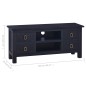 vidaXL TV-Schrank Hellschwarzer Kaffee 100x30x45cm Massivholz Mahagoni vidaXL TV-Schrank Hellschwarzer Kaffee 100x30x45cm Massivholz Mahagoni