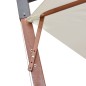 vidaXL Ampelschirm 350 cm Holzmast Weiß vidaXL Ampelschirm 350 cm Holzmast Weiß