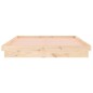 vidaXL Massivholzbett mit LEDs 120x190 cm vidaXL Massivholzbett mit LEDs 120x190 cm