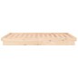 vidaXL Massivholzbett mit LEDs 120x190 cm vidaXL Massivholzbett mit LEDs 120x190 cm