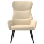 vidaXL Relaxsessel Creme Stoff vidaXL Relaxsessel Creme Stoff