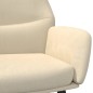 vidaXL Relaxsessel Creme Stoff vidaXL Relaxsessel Creme Stoff