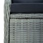 vidaXL 9-tlg. Garten-Essgruppe mit Auflagen Poly Rattan Hellgrau vidaXL 9-tlg. Garten-Essgruppe mit Auflagen Poly Rattan Hellgrau