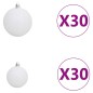 vidaXL Künstlicher Weihnachtsbaum Beleuchtung & Kugeln 500 cm Grün vidaXL Künstlicher Weihnachtsbaum Beleuchtung & Kugeln 500 cm Grün