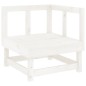 vidaXL 7-tlg. Garten-Lounge-Set Weiß Massivholz Kiefer vidaXL 7-tlg. Garten-Lounge-Set Weiß Massivholz Kiefer