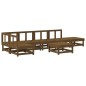 vidaXL 7-tlg. Garten-Lounge-Set Honigbraun Massivholz Kiefer vidaXL 7-tlg. Garten-Lounge-Set Honigbraun Massivholz Kiefer