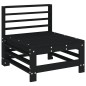 vidaXL 4-tlg. Garten-Lounge-Set Schwarz Massivholz Kiefer vidaXL 4-tlg. Garten-Lounge-Set Schwarz Massivholz Kiefer