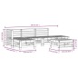 vidaXL 6-tlg. Garten-Lounge-Set Massivholz Douglasie vidaXL 6-tlg. Garten-Lounge-Set Massivholz Douglasie