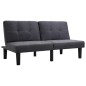 vidaXL 2-Sitzer-Sofa Dunkelgrau Stoff vidaXL 2-Sitzer-Sofa Dunkelgrau Stoff