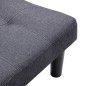 vidaXL 2-Sitzer-Sofa Dunkelgrau Stoff vidaXL 2-Sitzer-Sofa Dunkelgrau Stoff