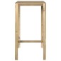 vidaXL Bartisch 60x60x110 cm Imprägniertes Kiefernholz vidaXL Bartisch 60x60x110 cm Imprägniertes Kiefernholz