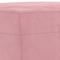 vidaXL 3-tlg. Sofagarnitur mit Kissen Rosa Samt vidaXL 3-tlg. Sofagarnitur mit Kissen Rosa Samt