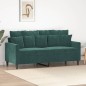 vidaXL 2-Sitzer-Sofa Dunkelgrün 140 cm Samt vidaXL 2-Sitzer-Sofa Dunkelgrün 140 cm Samt