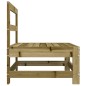 vidaXL Garten-Mittelsofa Kiefernholz Imprägniert vidaXL Garten-Mittelsofa Kiefernholz Imprägniert