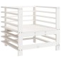vidaXL Gartenstühle 2 Stk. Weiß Massivholz Kiefer vidaXL Gartenstühle 2 Stk. Weiß Massivholz Kiefer