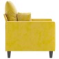 vidaXL Sessel Gelb 60 cm Samt vidaXL Sessel Gelb 60 cm Samt