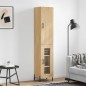 Highboard Sonoma-Eiche 34,5x34x180 cm Holzwerkstoff Highboard Sonoma-Eiche 34,5x34x180 cm Holzwerkstoff