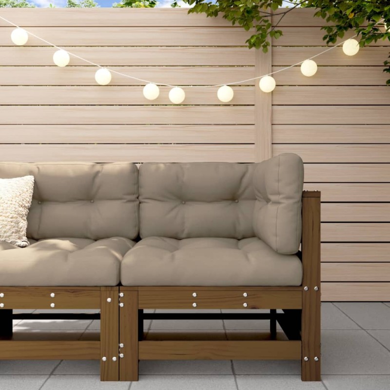 vidaXL Garten-Ecksofa Honigbraun Massivholz Kiefer vidaXL Garten-Ecksofa Honigbraun Massivholz Kiefer